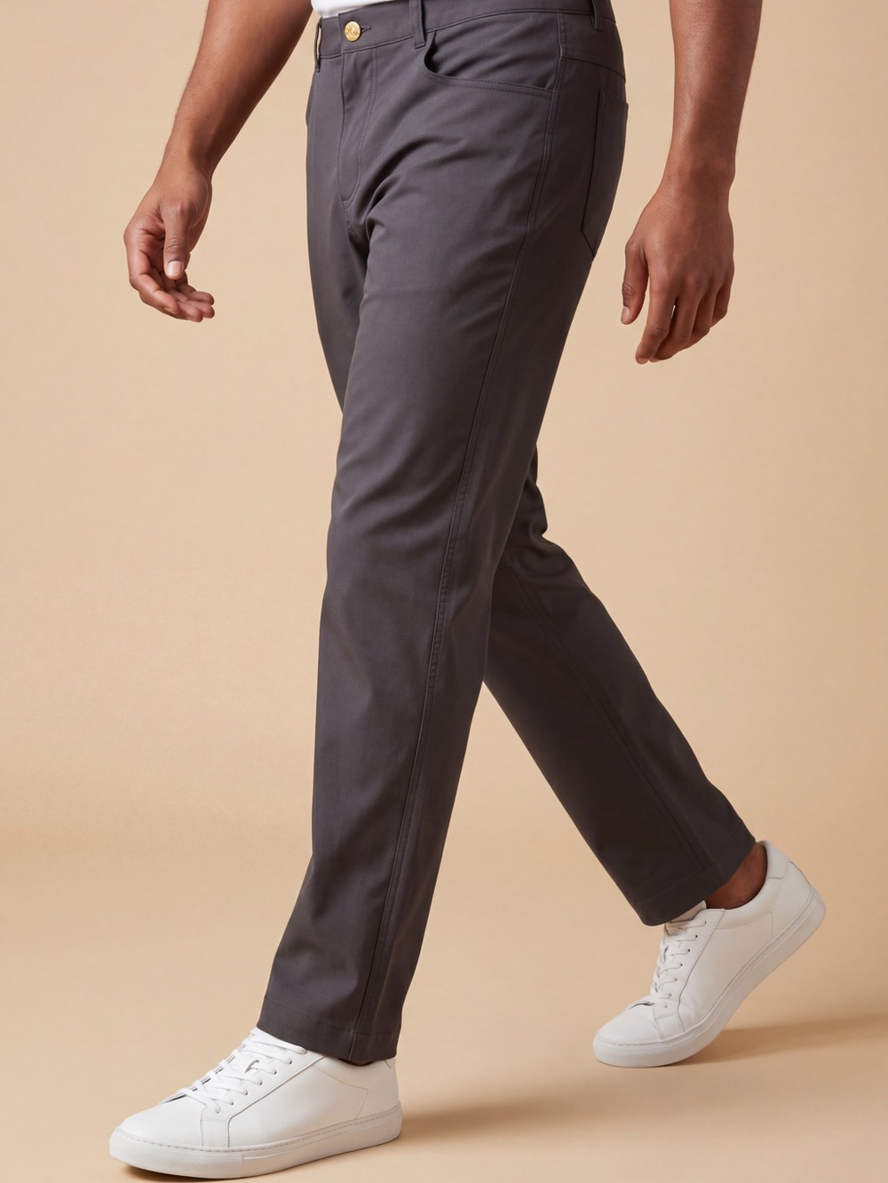 Puma Golf Sport Athleisure Casual Charcoal Slim Pants-Size 34 W Shortened 27”L